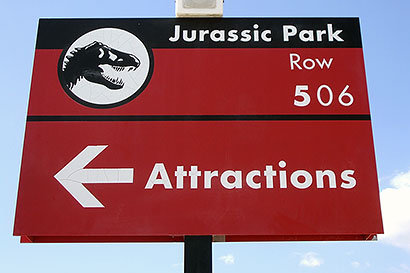 Attractions Sign